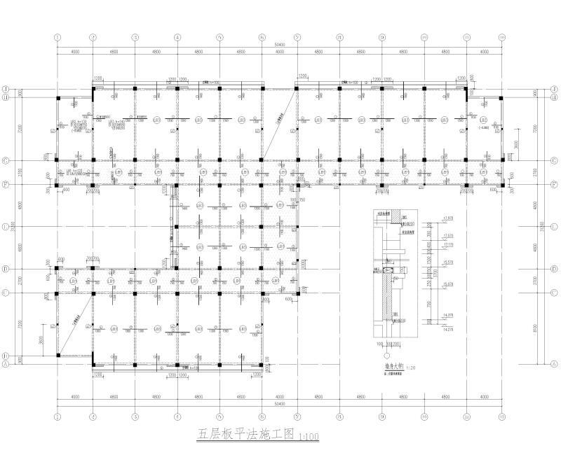 中学教学楼框架结构 - 2