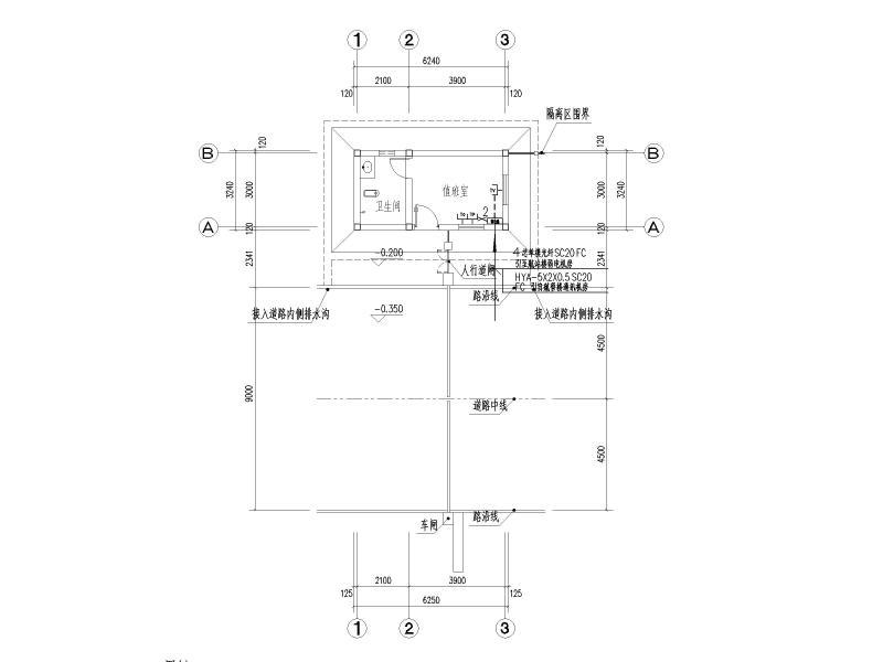 门卫室施工图纸 - 3