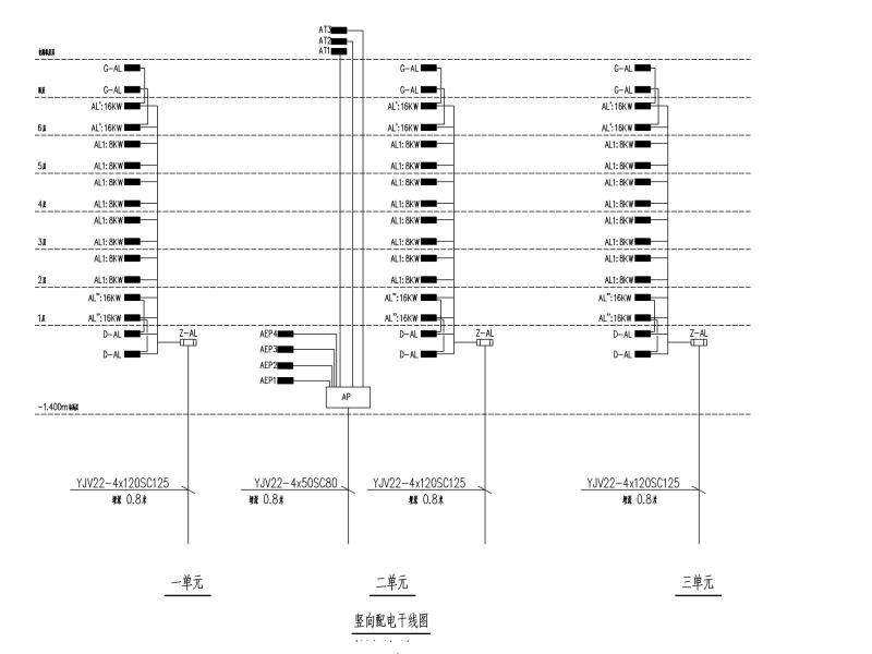 多层住宅电气图纸 - 4