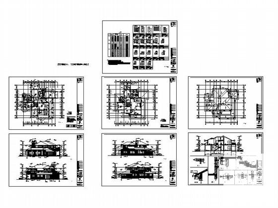 别墅建筑施工图纸 - 4