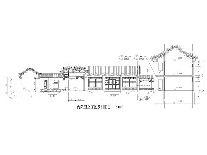 四合院施工图纸 - 4