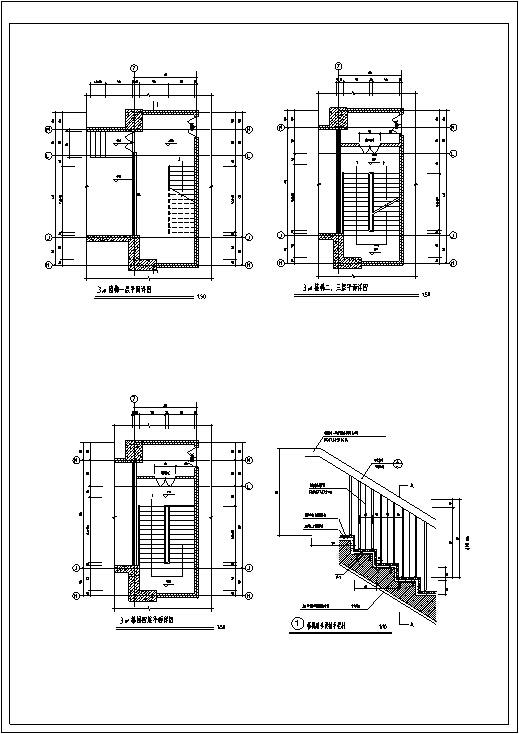 现代高层酒店综合建筑设计CAD施工图纸(钢筋混凝土结构) - 4