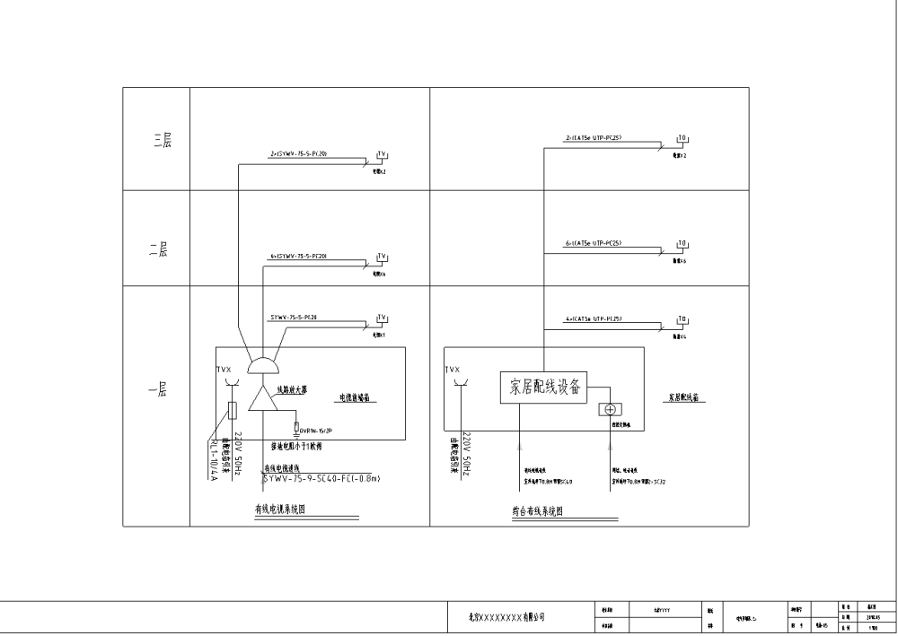 别墅电气图纸 - 2