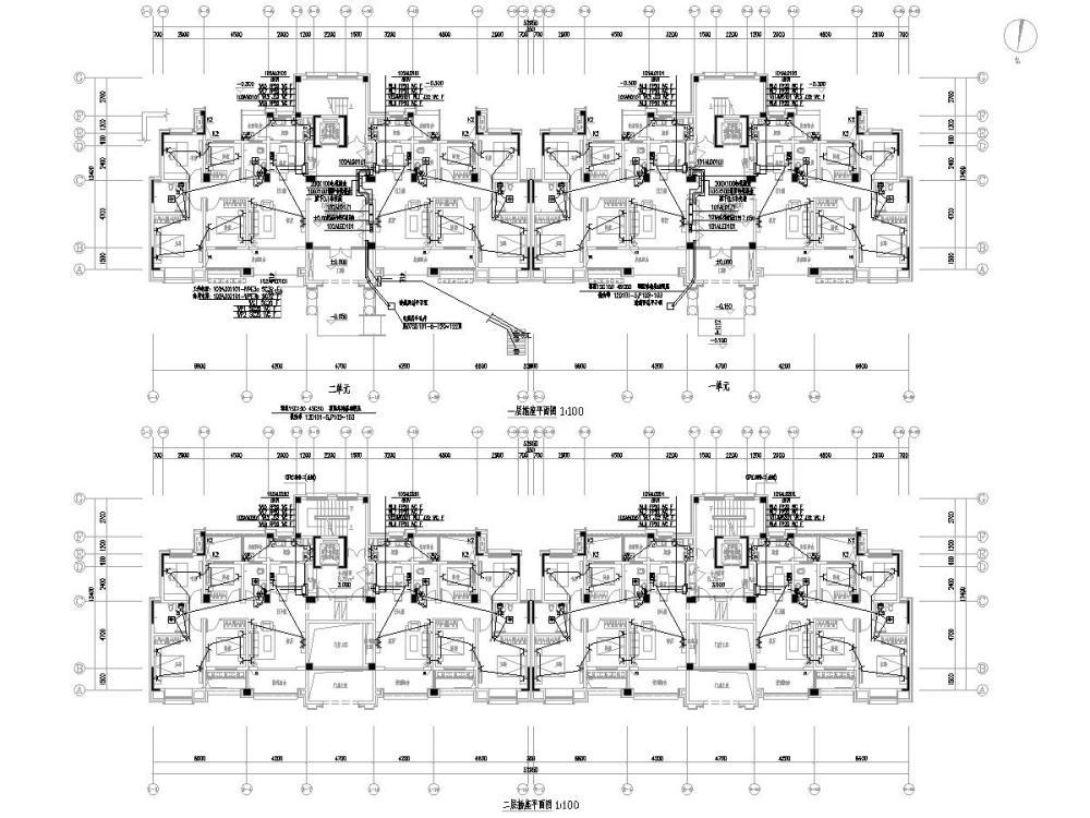 住宅楼电气图纸 - 2