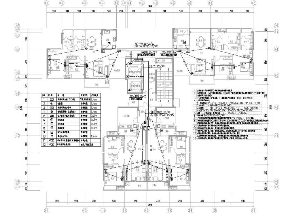住宅电气施工图纸 - 2