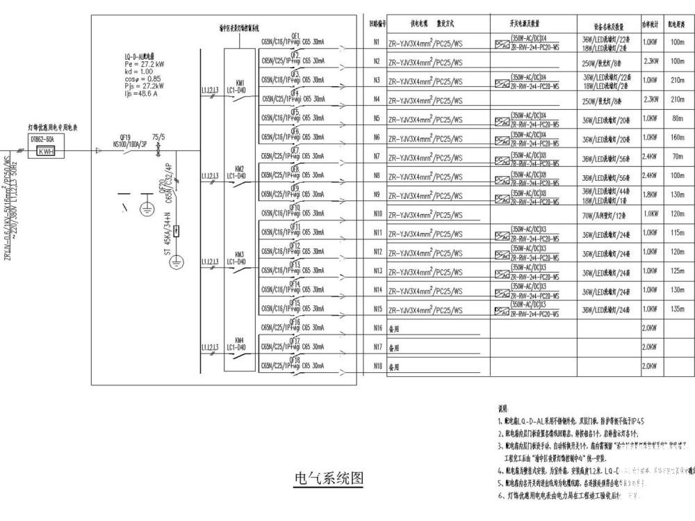 景观照明电气图纸 - 4