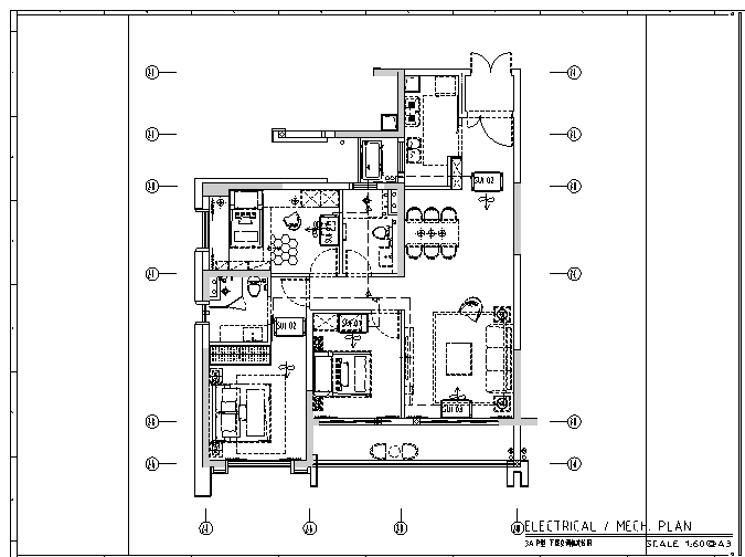 室内装修施工图纸 - 4