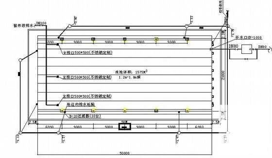 池一体化设备方案设计图纸平面布置图及系统图 - 1