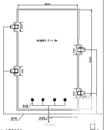 戴思乐半标池图纸 - 1