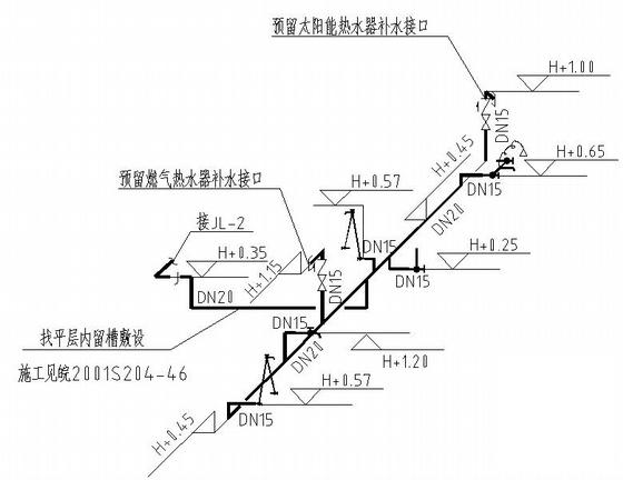 住宅给排水施工图 - 2