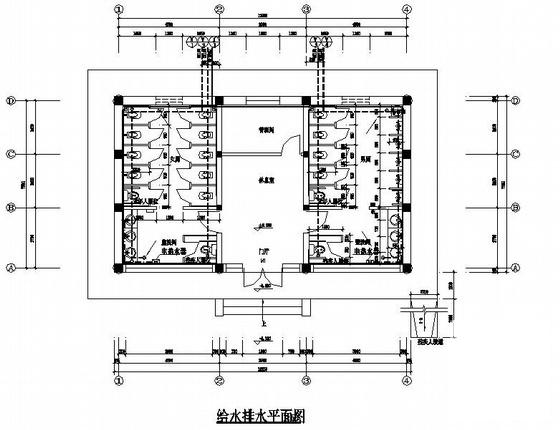 厕所给排水图纸 - 1