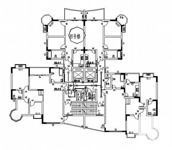 平面施工图纸 - 2