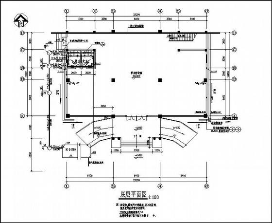 5层小学教学楼给排水施工图纸 - 1