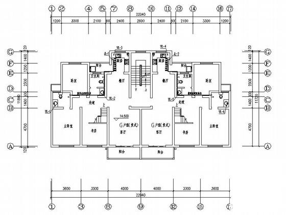 小区给排水施工图 - 1