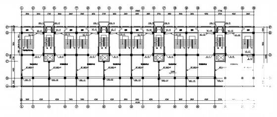 8层建筑4#楼给排水施工图纸平面图及系统图 - 1