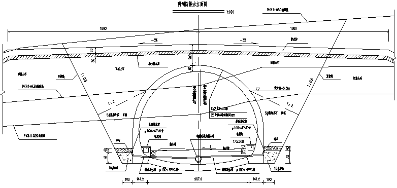 分离式隧道施工图 - 5