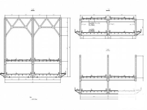 斜拉桥工程桁架结构施工图 - 2