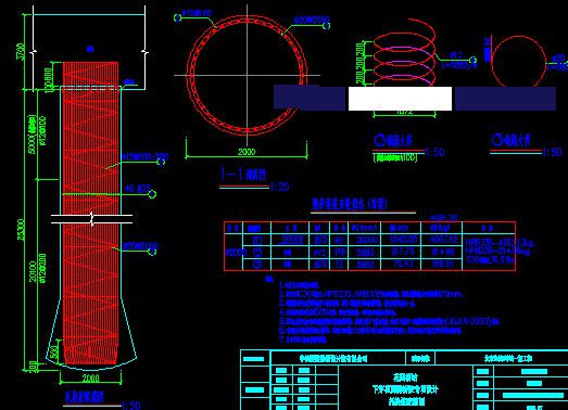人工挖孔桩托换桩桥桩专项设计图 - 3