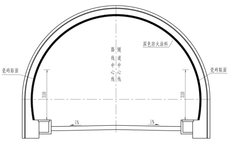 隧道内部装饰设计图 - 3