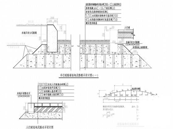 双向四车道施工大样图 - 2