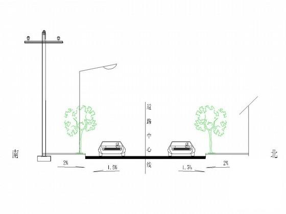二车道城市支路设计图 - 3