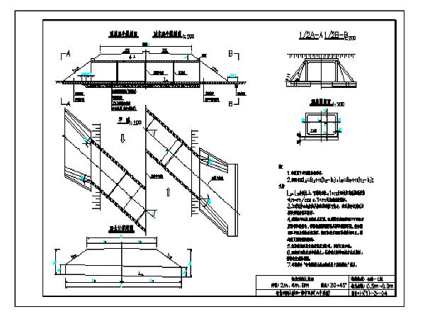 钢筋混凝土箱涵标准图 - 1