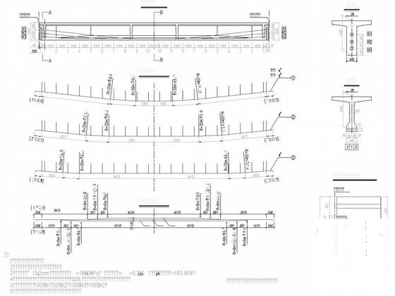 1X20米后张预应力简支T梁桥施工图纸31张构造图 - 2
