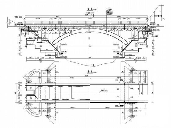 空腹式石拱桥施工大样图 - 1