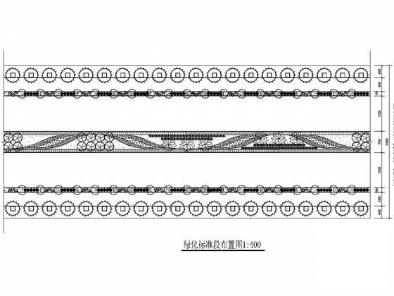 城市主干路绿化施工大样图 - 1