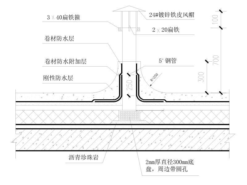 平屋面构造详图 - 3