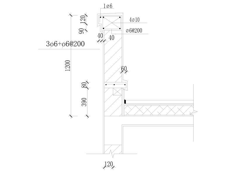 墙体收口节点图 - 3