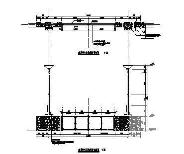 特色灯和围栏施工图纸 - 1