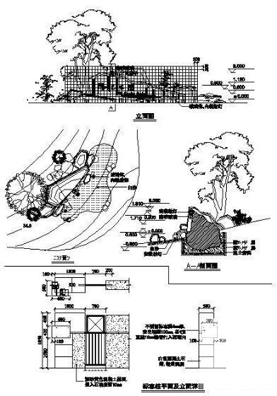 玻璃景墙施工图 - 2