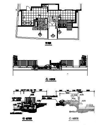 别墅围墙详图 - 2