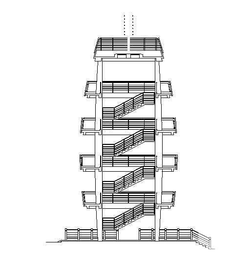 观光塔施工图 - 1