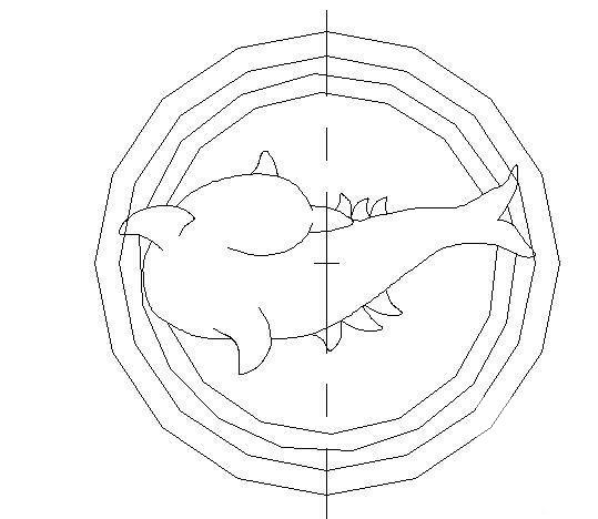 海豚雕塑施工图 - 2