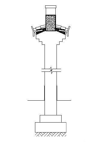 古建景墙施工图纸节点详图 - 2