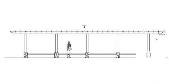 单柱廊架施工图 - 2
