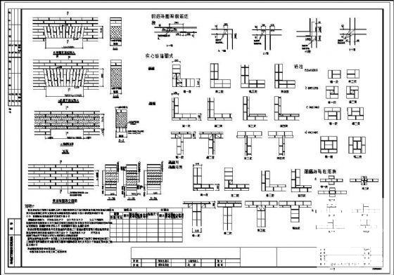 砌体结构构造大样 - 1