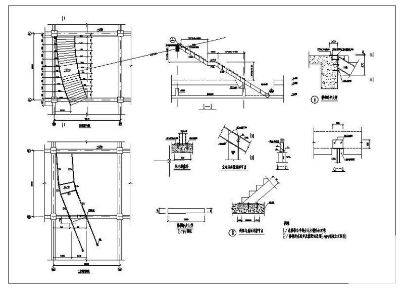 螺旋钢梯结构平面图 - 3
