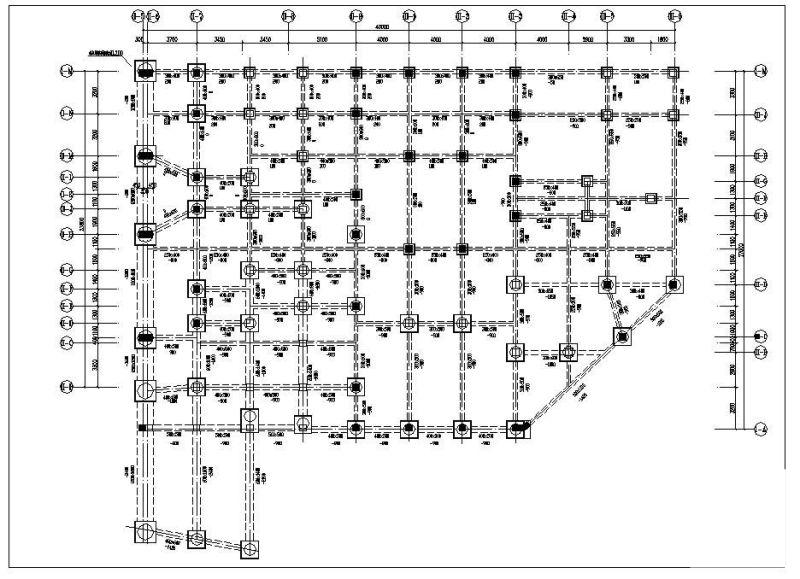 综合楼基础详图纸平面图 - 3