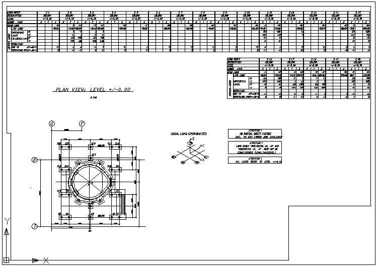 炉壳维修站平台结构加工图纸 - 2