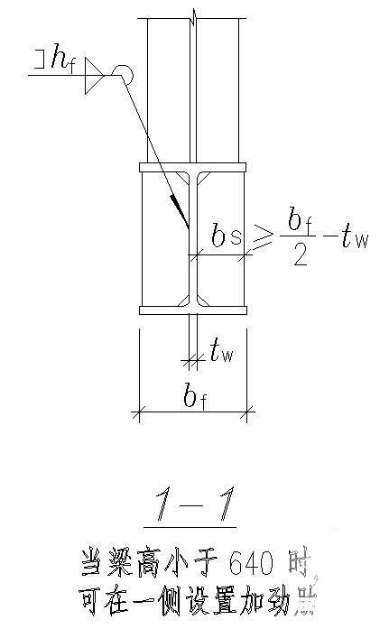 消能梁段与柱连接节点构造详图纸要求 - 2