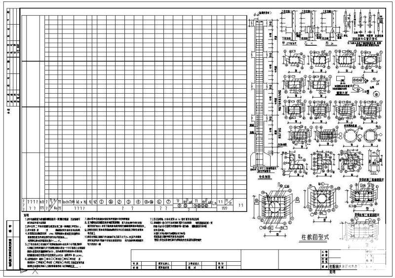 柱配筋大样节点构造图 - 2