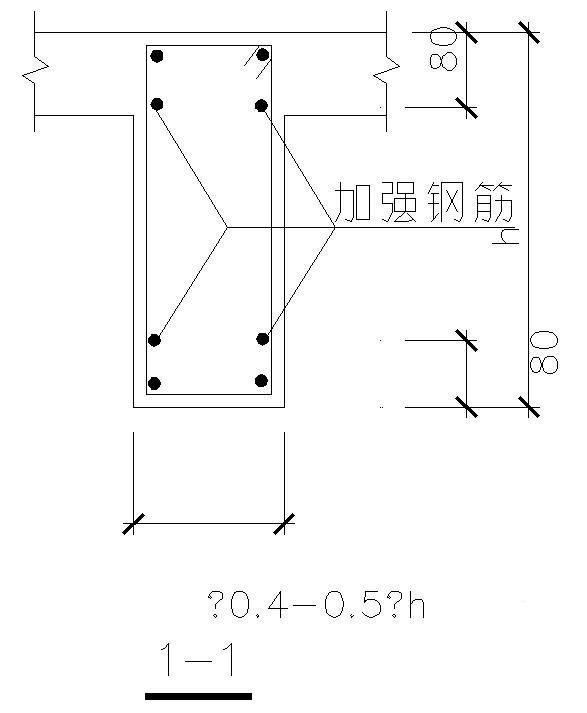 现浇梁后浇带节点构造详图 - 2