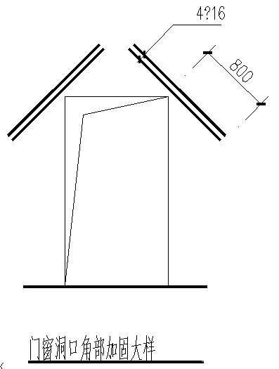 门窗洞口角部加固图 - 1