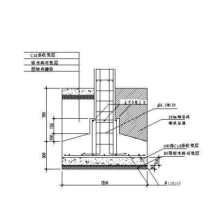 现代四角亭平面图 - 2