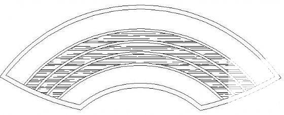 扇形叠水施工图 - 1