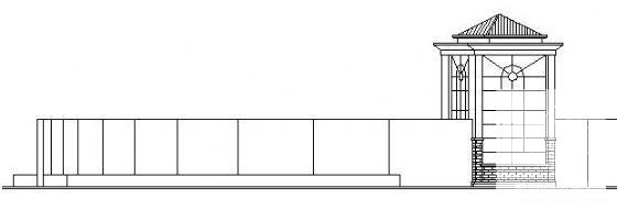 公园大门施工大样图 - 1