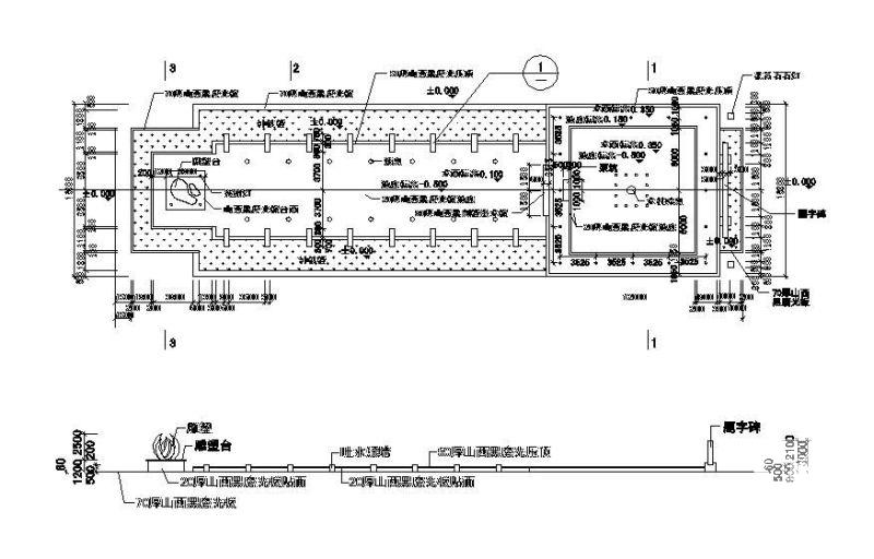 特色喷泉施工大样图 - 2